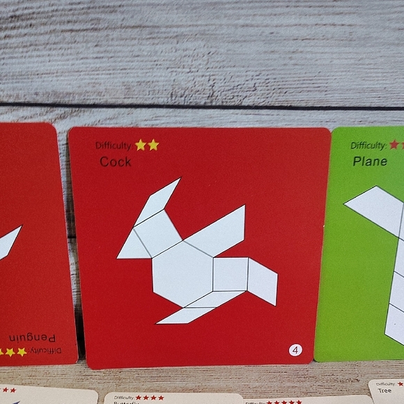 Colorful Geometric Pattern Blocks - Picture 12 of 16